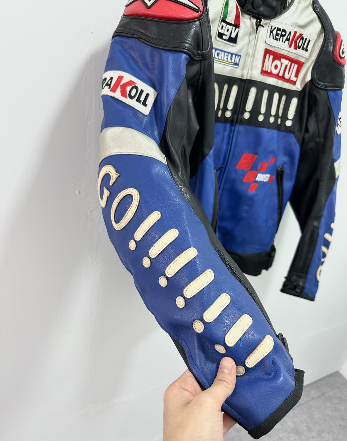 DUHAN motorsports leather lacing jacket 상품이미지6