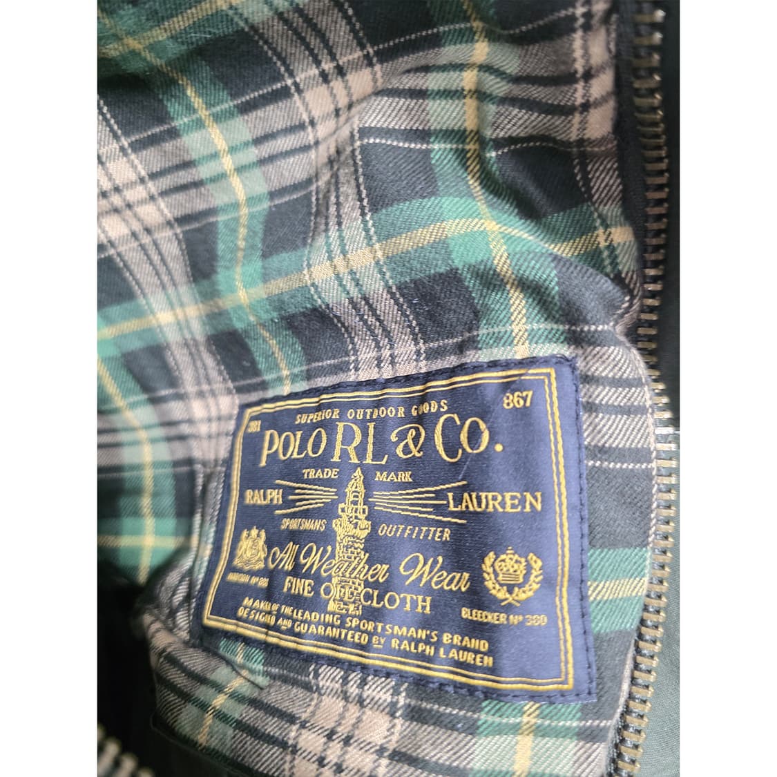 택포// 폴로 랄프로렌 왁스 자켓 L 상품이미지2