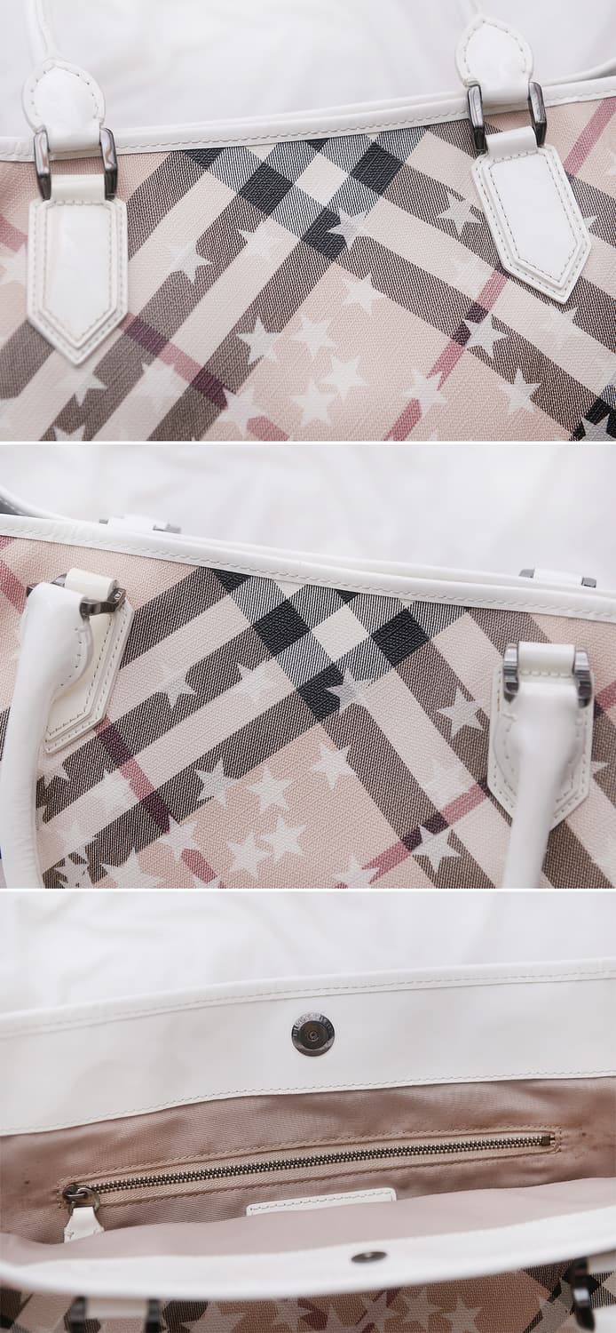 버버리 슈퍼 노바체크 화이트 스타 빅토트.숄더백 상품이미지9