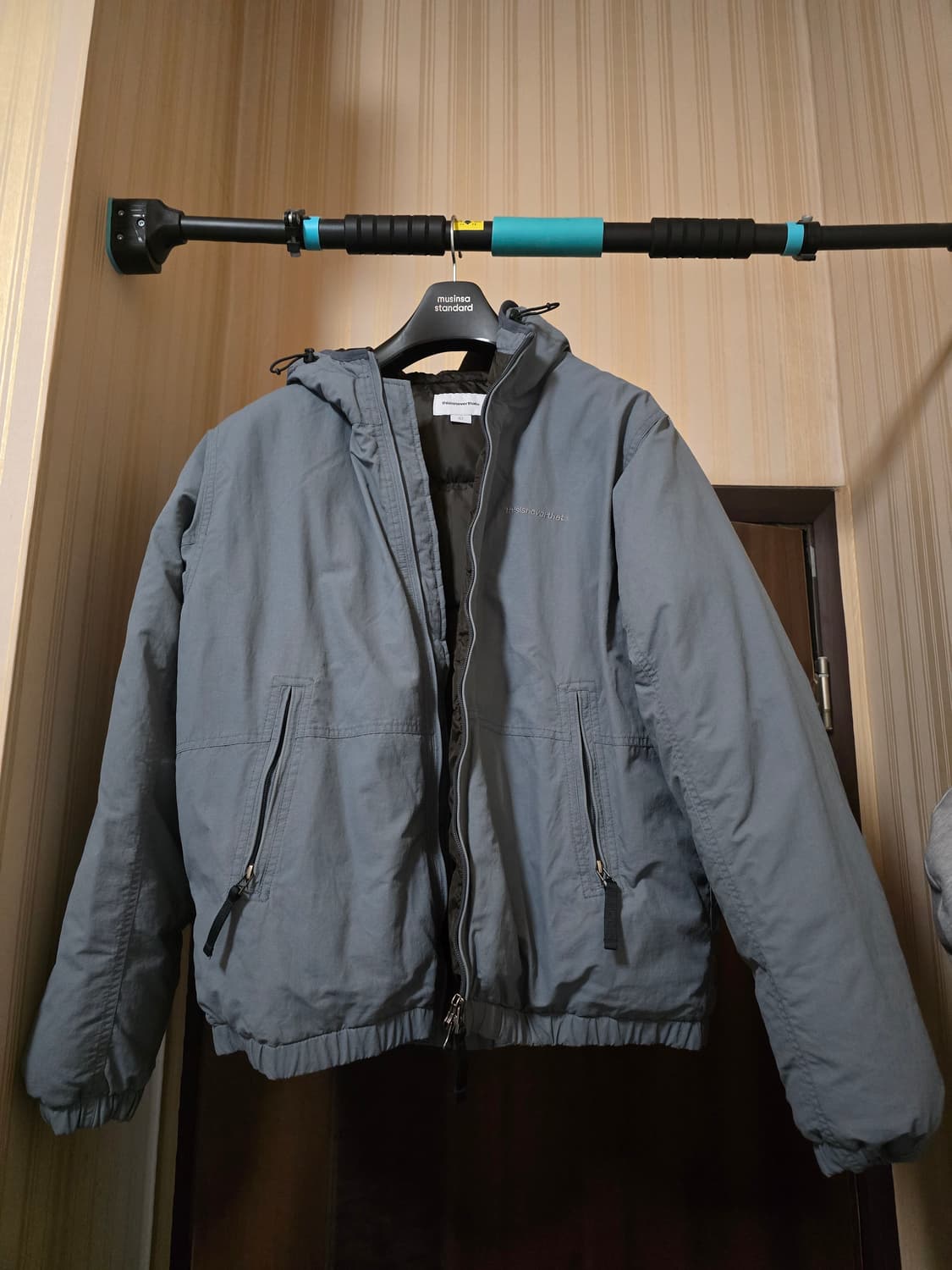 디스이즈네버댓 워시드 다운 푸퍼 슬레이트 그레이 L 상품이미지1