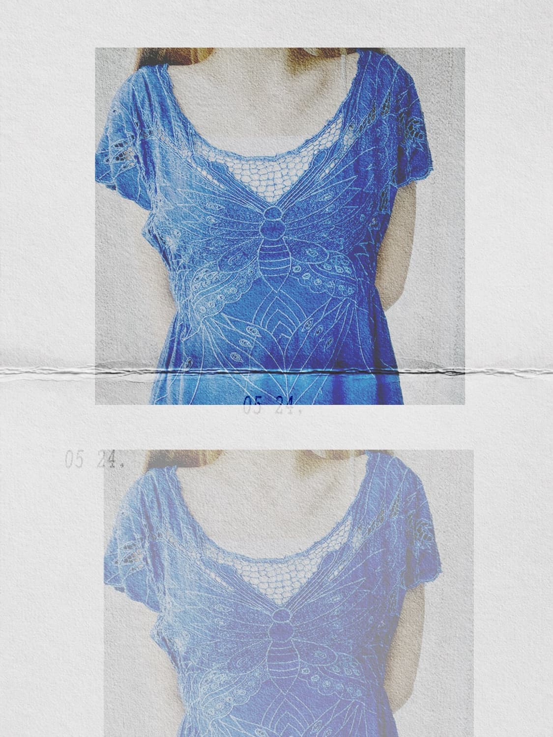 Butterfly Embroidered Dress 나비 자수 원피스 상품이미지5