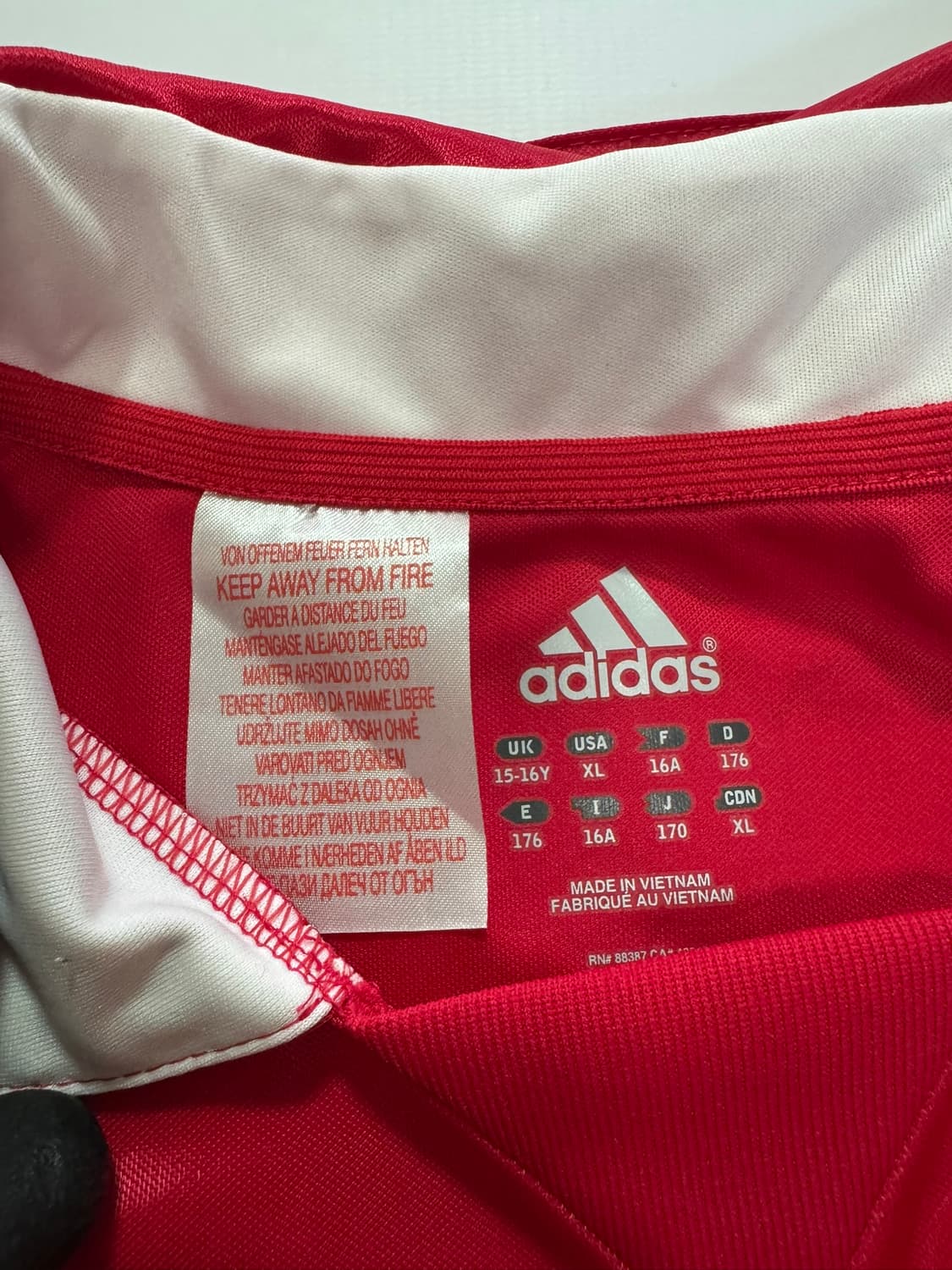 (택상품)아디다스 아약스 축구 유니폼(XL사이즈) 상품이미지7