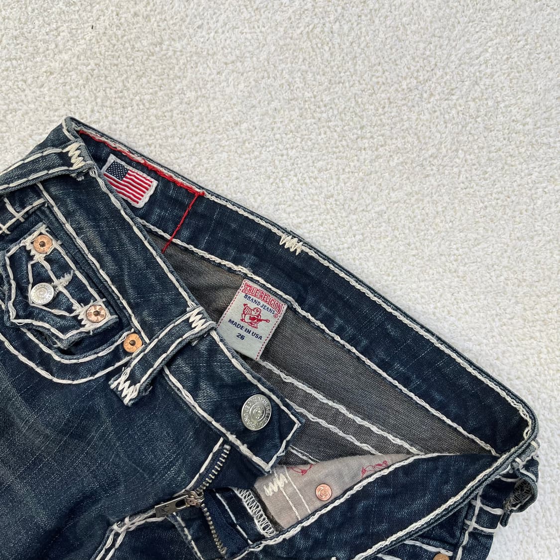 26 트루릴리젼 스티치 부츠컷 데님 0310M 상품이미지2