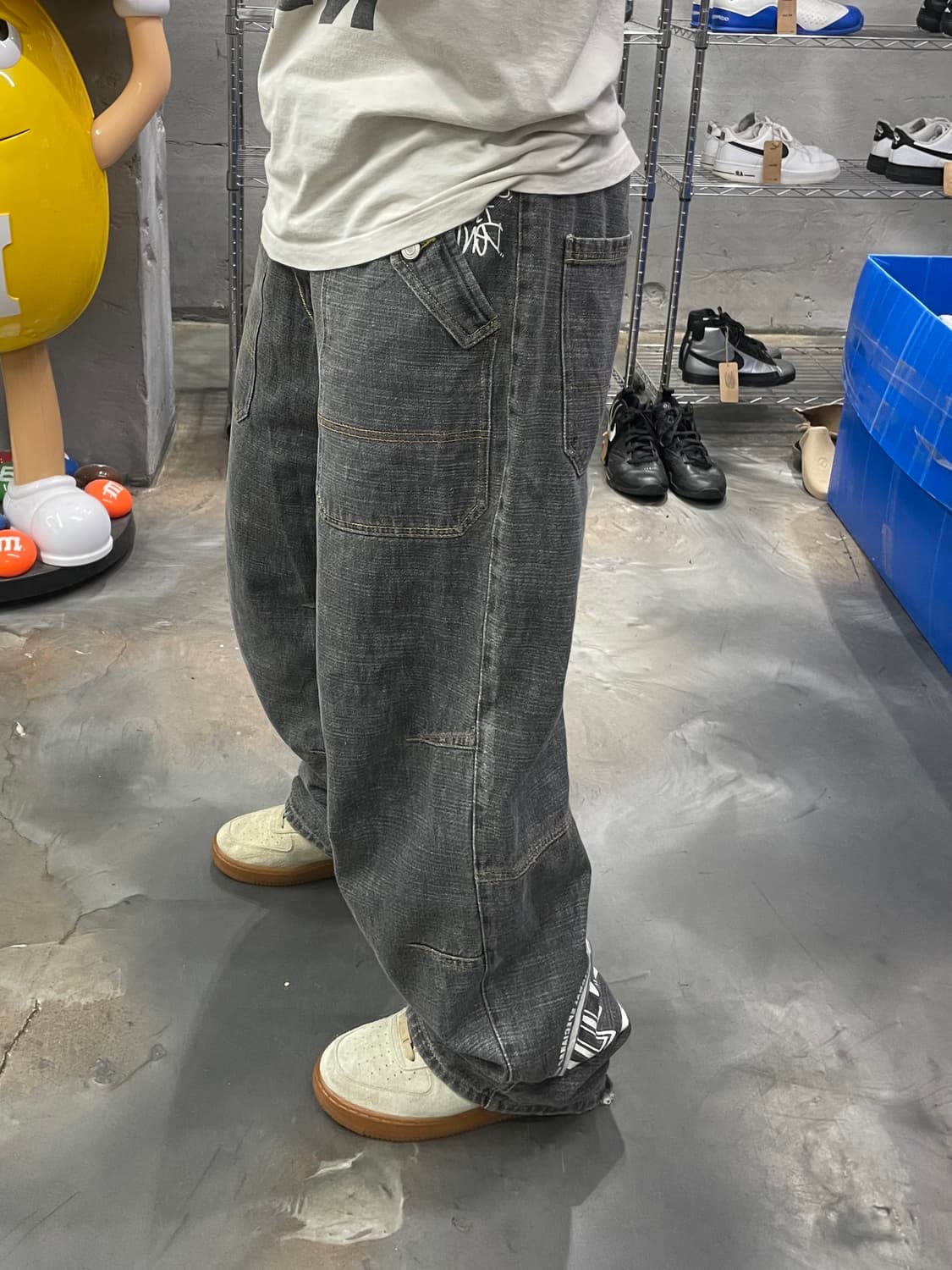 재팬 빈티지 와이드 데님 팬츠 상품이미지8