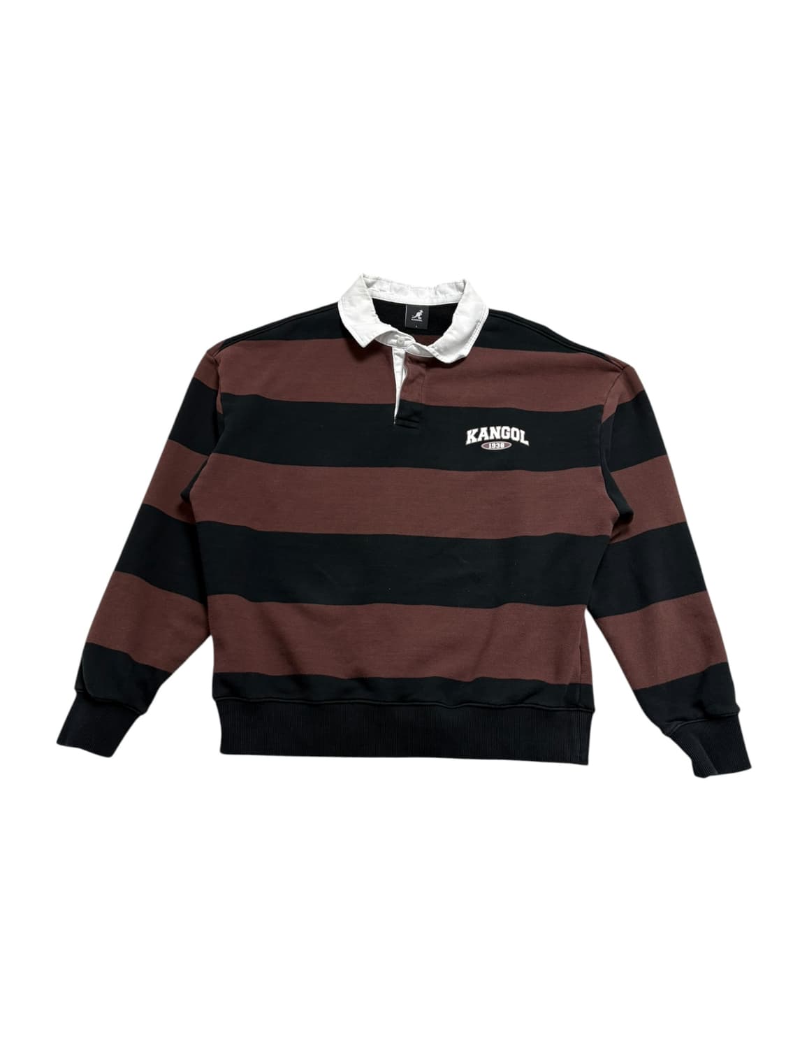 캉골 칼리지 럭비 스웨트셔츠 브라운 상품이미지2