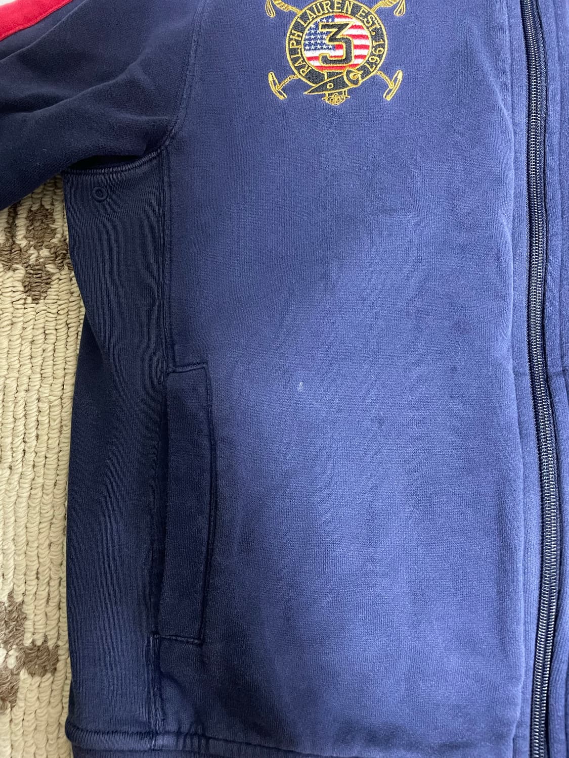 폴로 랄프로렌 빅포니 성조기 집업 상품이미지5