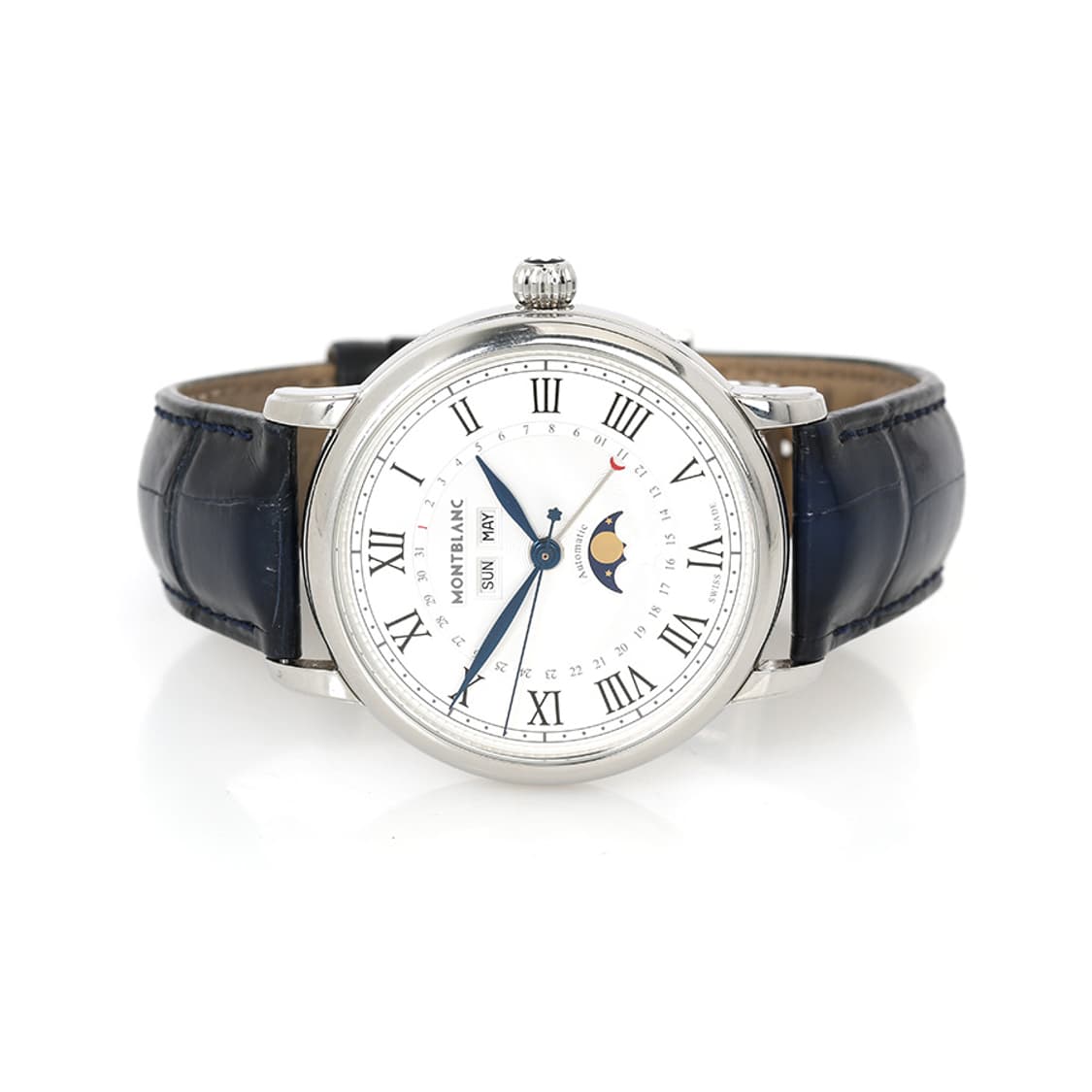 몽블랑 스타 레거시 풀 캘린더 오토매틱 시계 브레이슬릿 119955 상품이미지1
