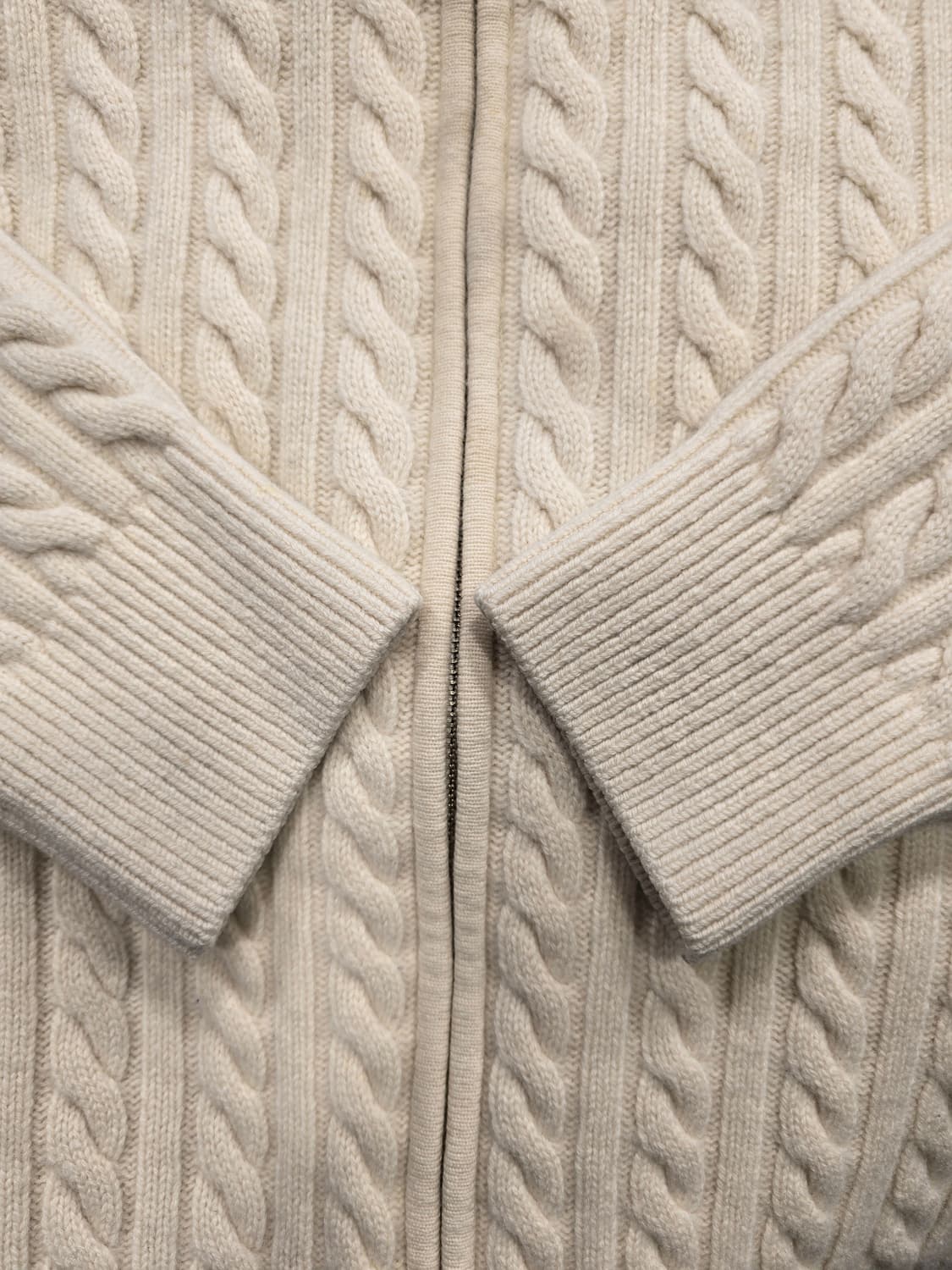 라코스테 케이블 니트 집업 가디건 겸 자켓 M(95) 상품이미지6