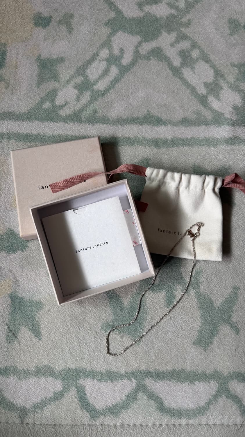 김고은 팡파르 목걸이 실버 41cm 상품이미지7