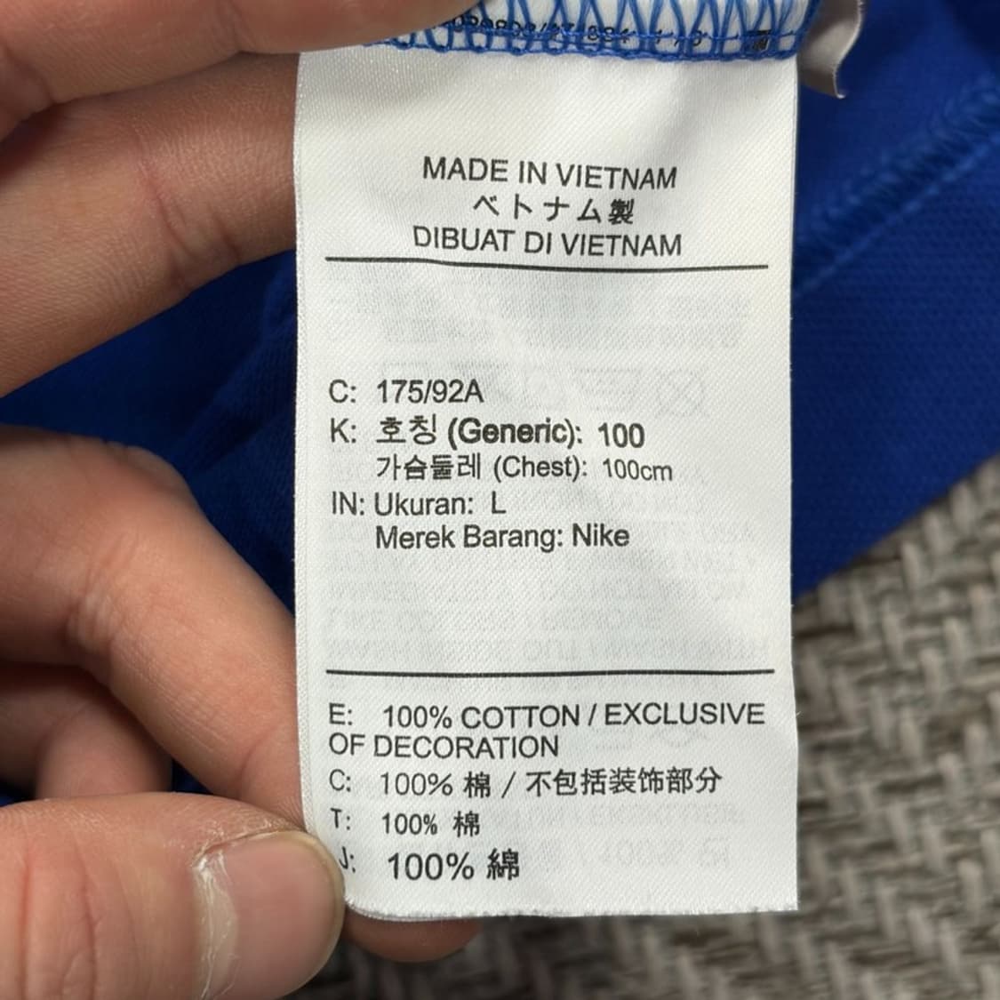 나이키 로고 배색 피케 티셔츠 v2912 상품이미지7