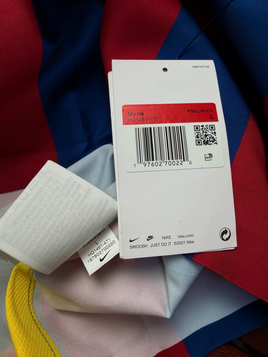 05-06 바르셀로나 홈 긴팔 새제품 Re-issue 상품이미지7