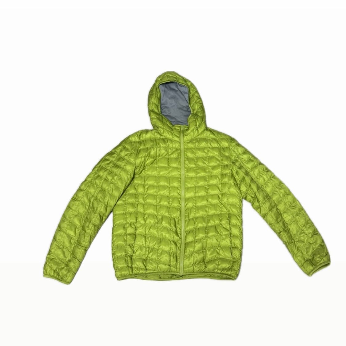 유니클로 빈티지 경량패딩 라임 상품이미지1