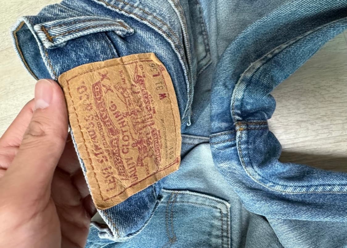 80s levis 501 블랭크탭 상품이미지3