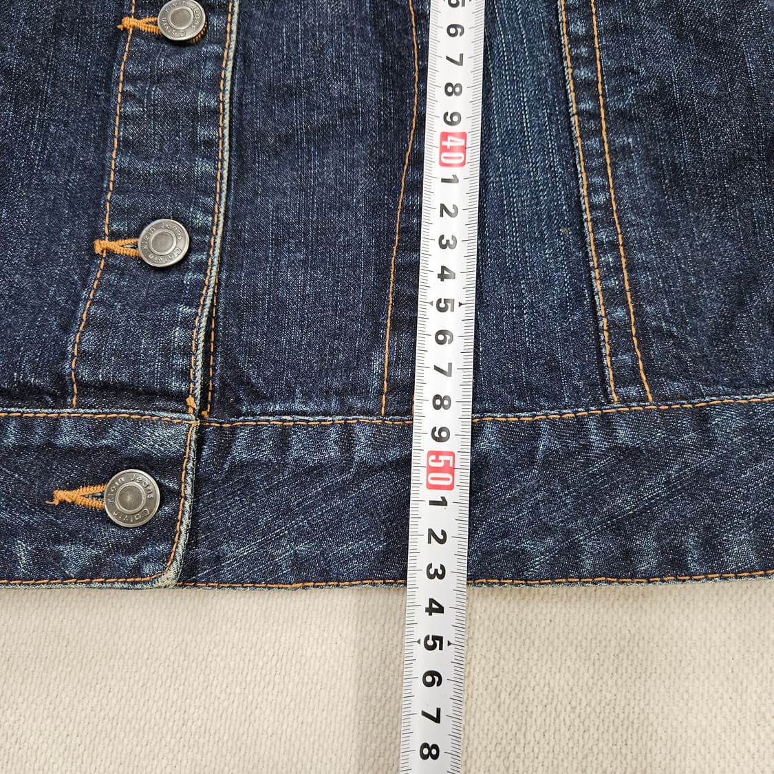 S 캘빈클라인 여성 빈티지 워싱 데님 자켓 0618Y2 상품이미지6