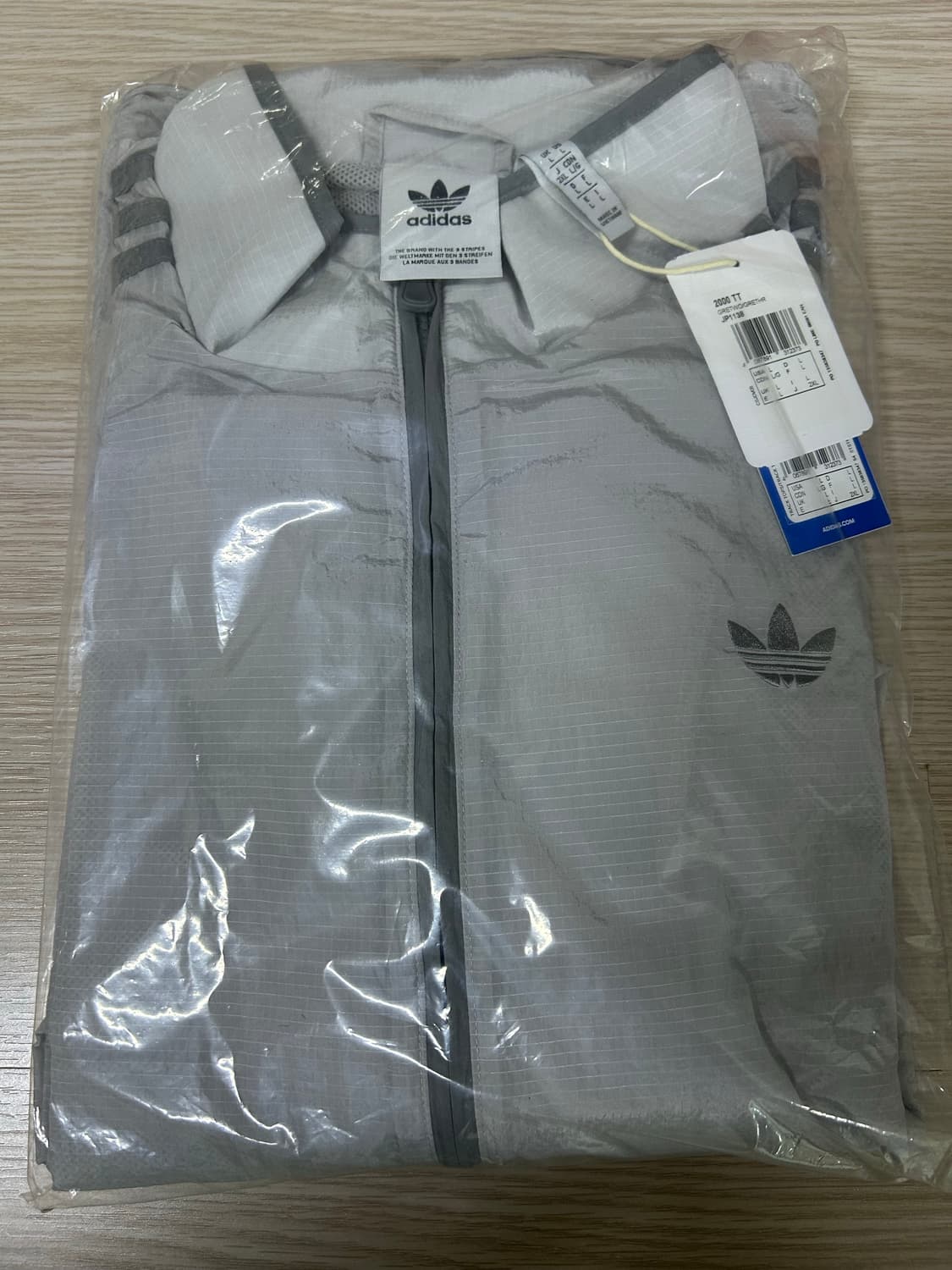 (L, XL) 아디다스 아디컬러 2000s 우븐 트랙탑 그레이  상품이미지2