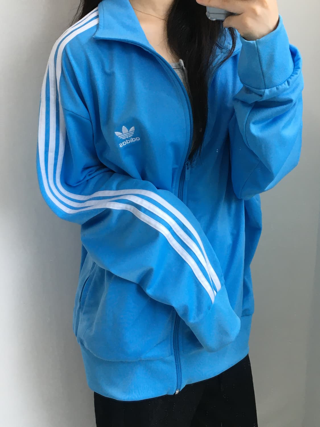 Adidas 아디다스 스카이블루 신형 파이어버드 트랙탑 상품이미지3