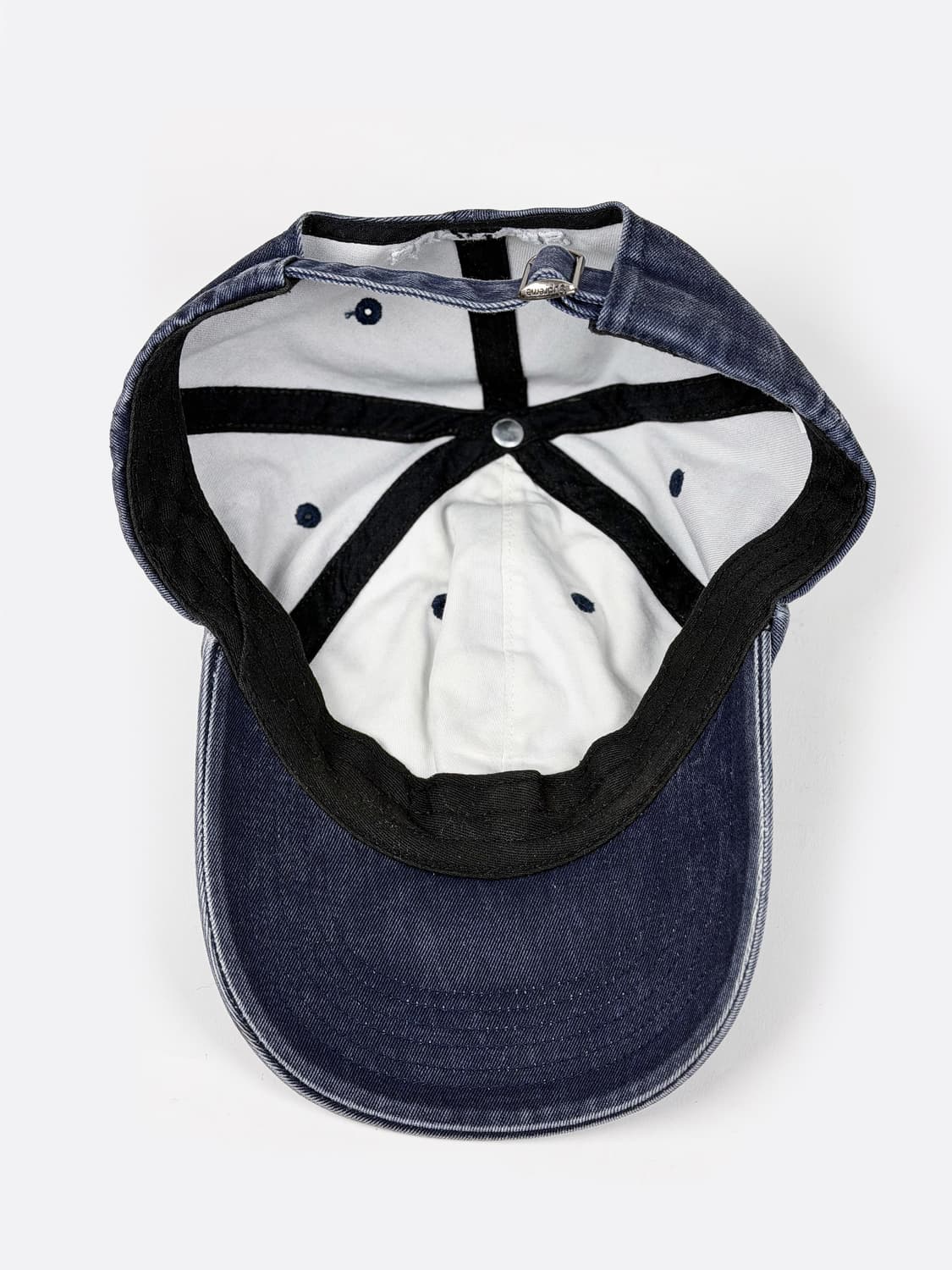 슈프림 피그먼트 프린트 S 로고 6패널 캡 네이비 23FW 상품이미지3