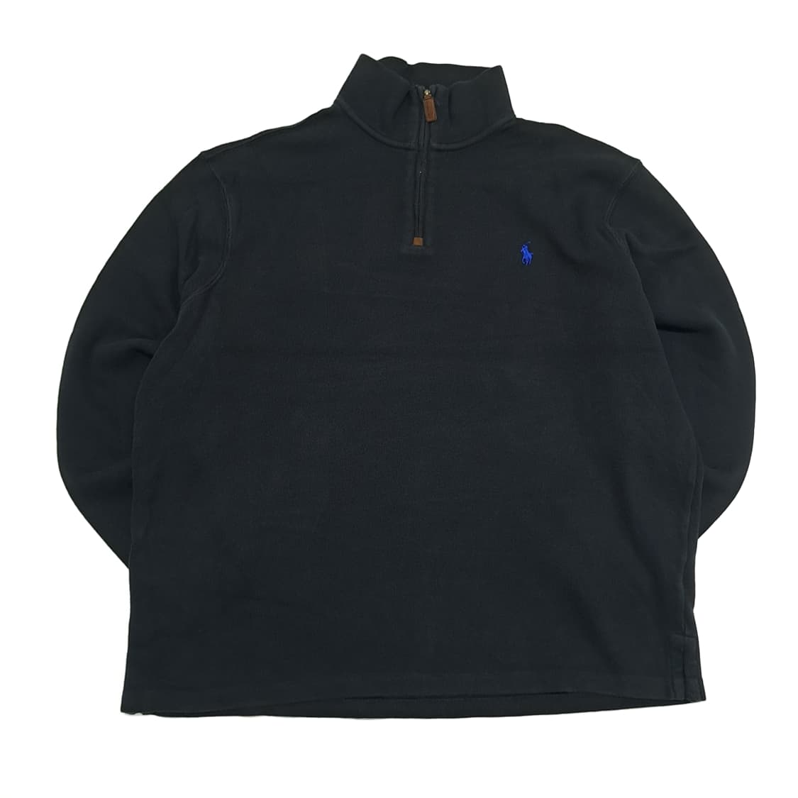 CN840 XL 폴로 랄프로렌 블랙 하프집업 긴팔 니트 스웨터 상품이미지1