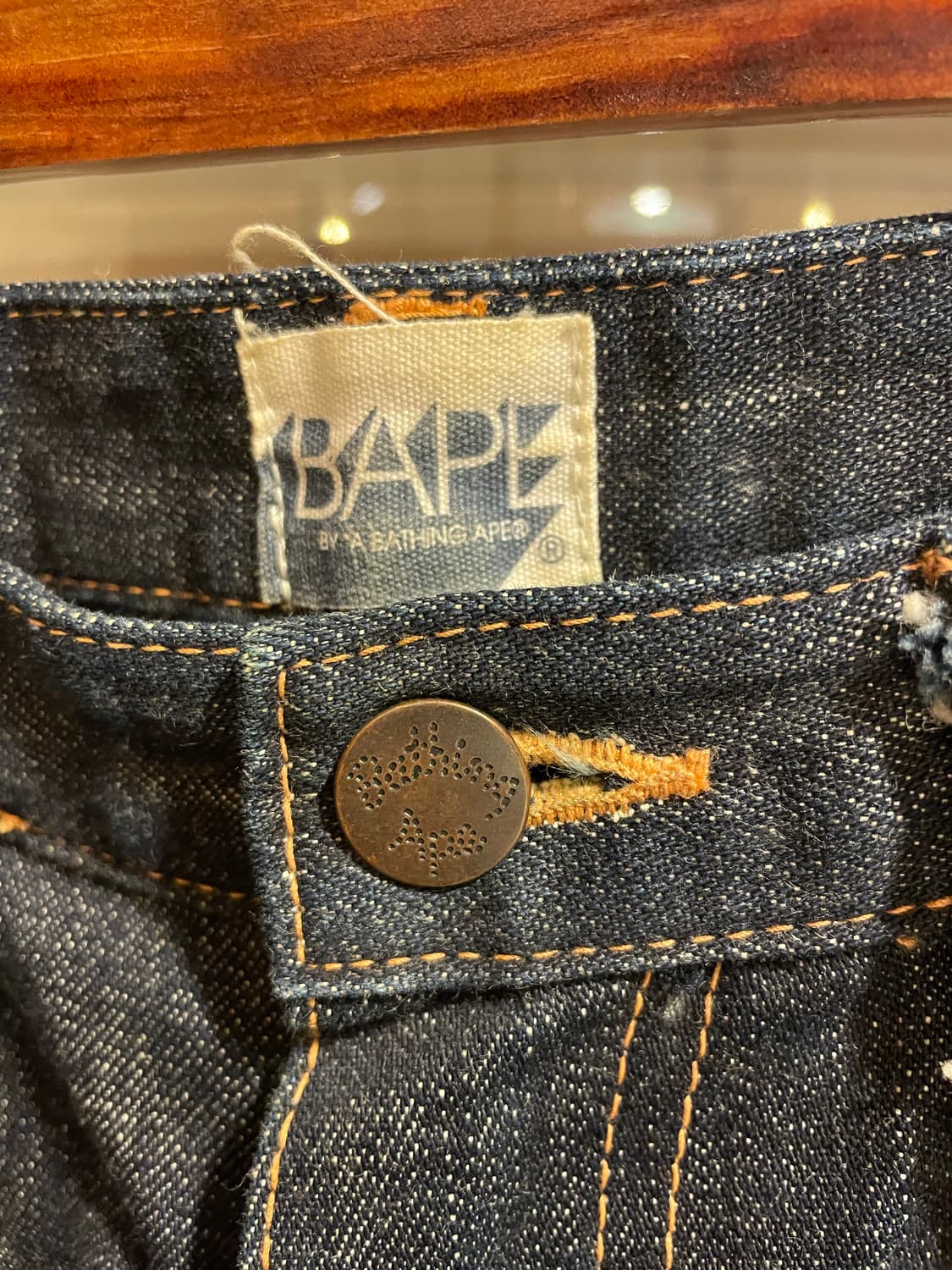 베이프 생지데님 팬츠 상품이미지2