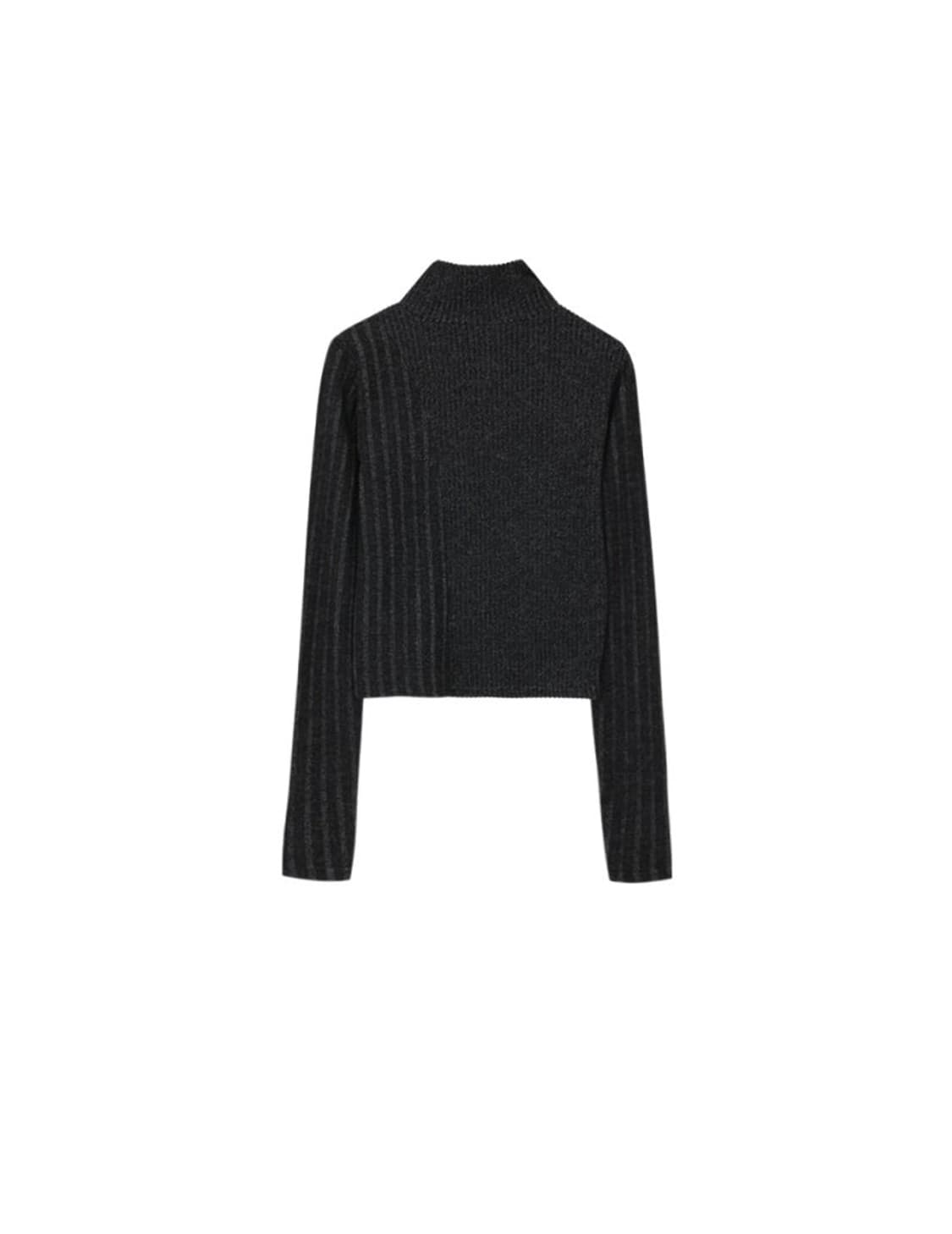 YUSE MIX UNBALANCE HALF ZIP-UP TOP 상품이미지2