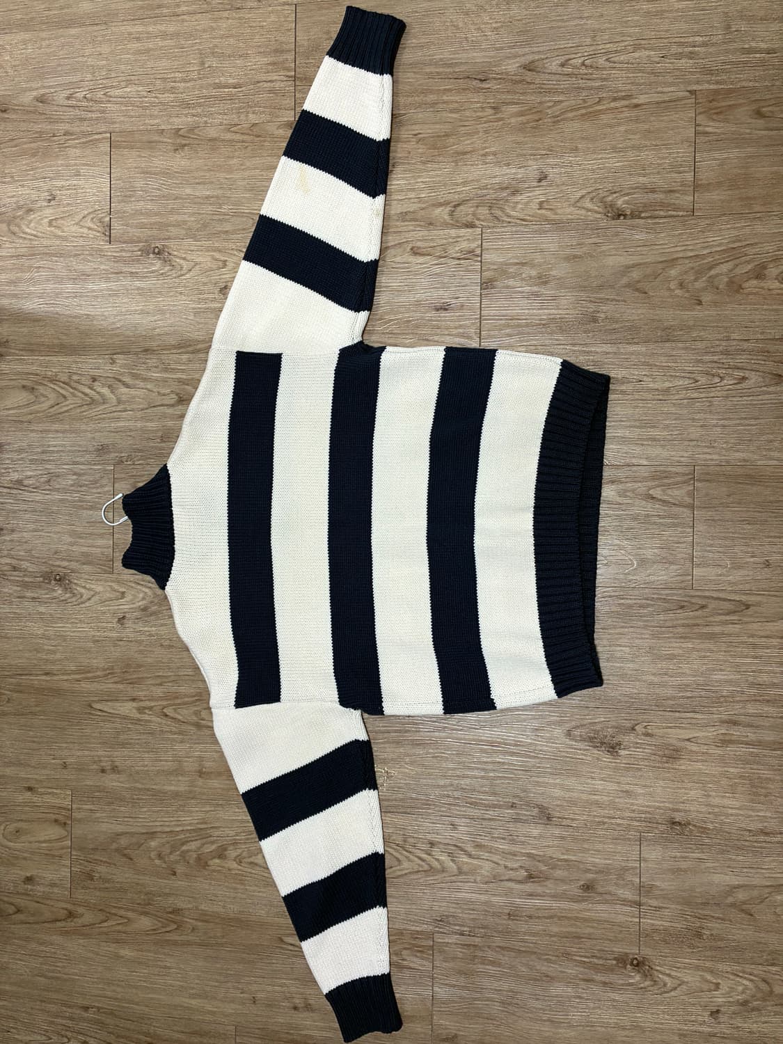 메인부스 스트라이프 오버핏 니트 L 상품이미지3