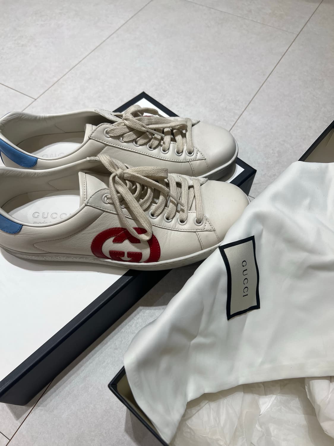 구찌 인터로킹 GG 스니커즈 6.5 사이즈 상품이미지2