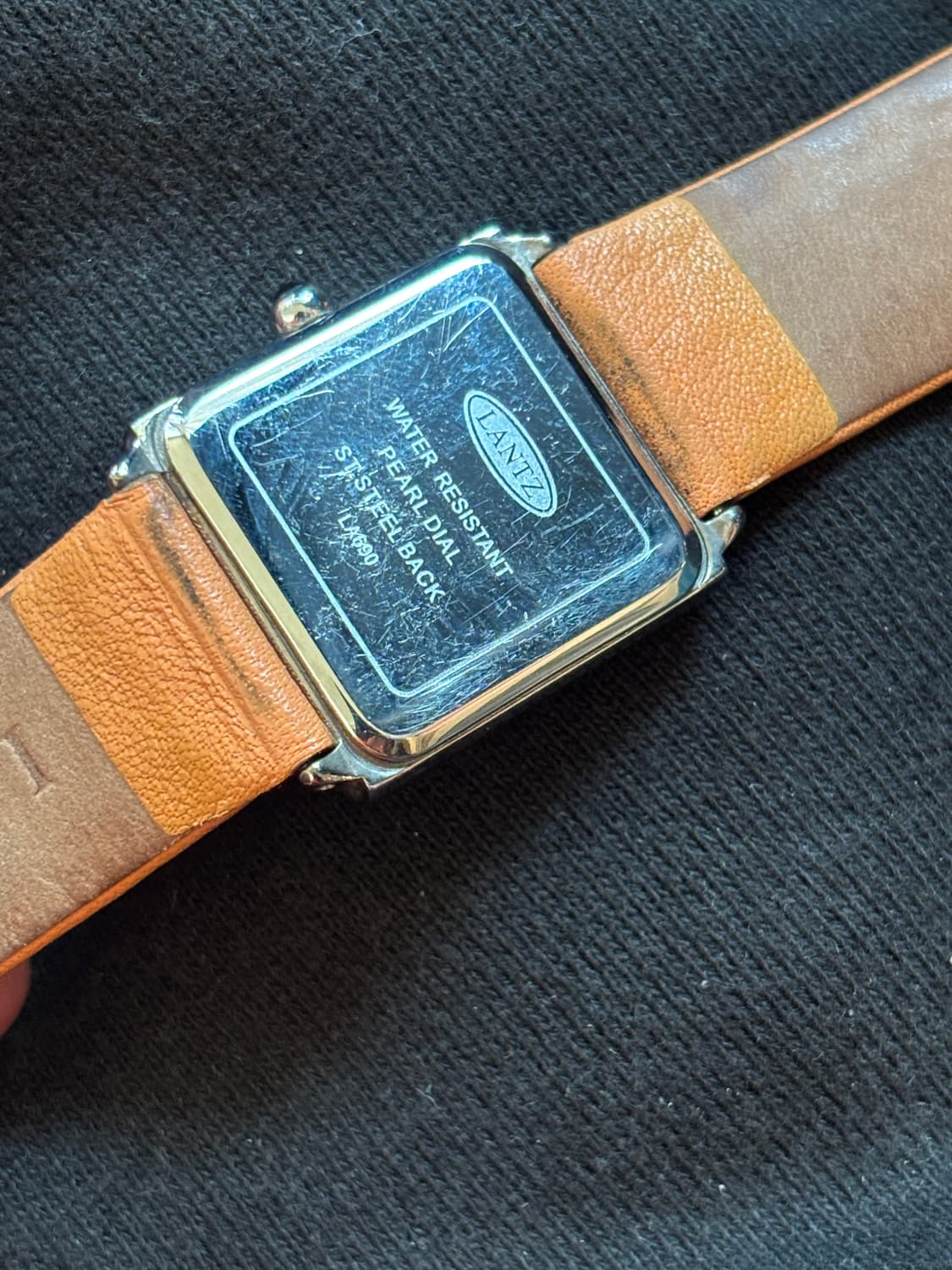 vintage Lantz quartz leather watch 상품이미지8