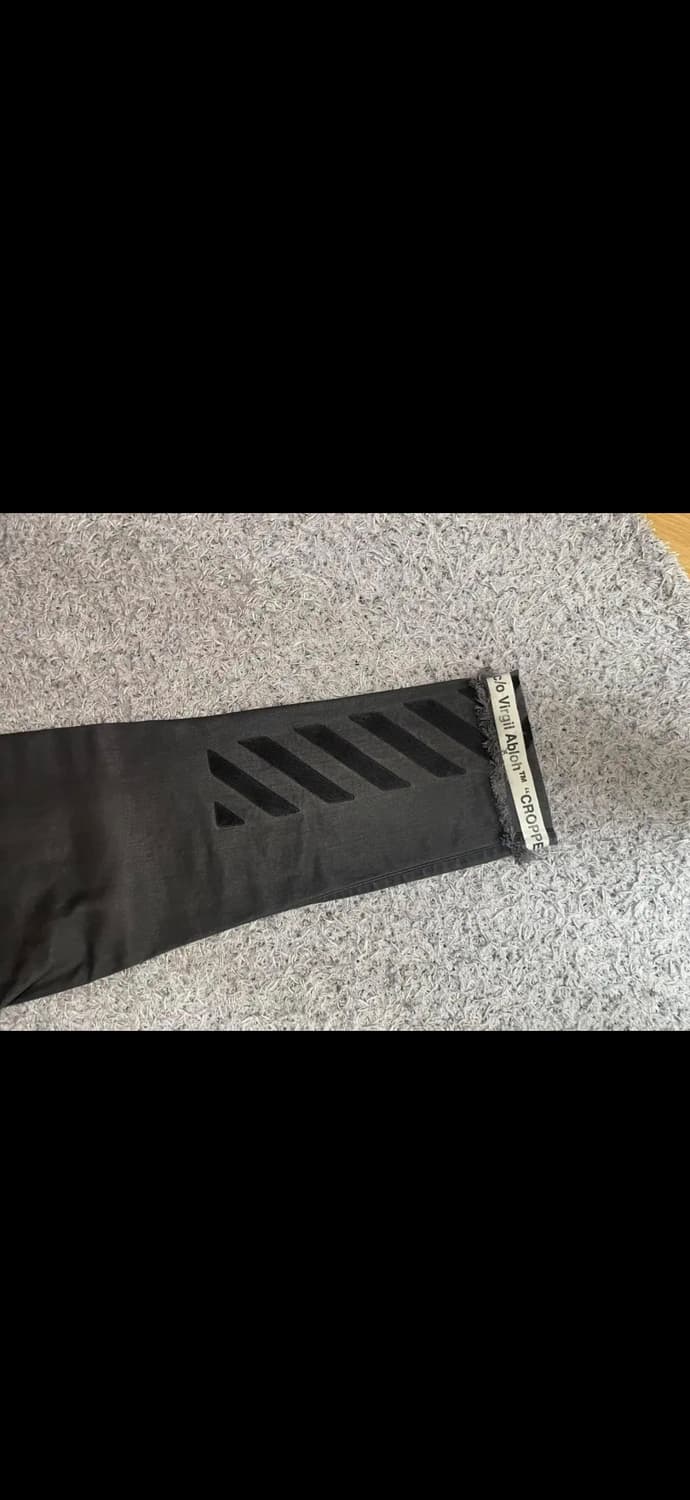 [36]106.오프화이트 코팅진 블랙 (Offwhite denim) 상품이미지9