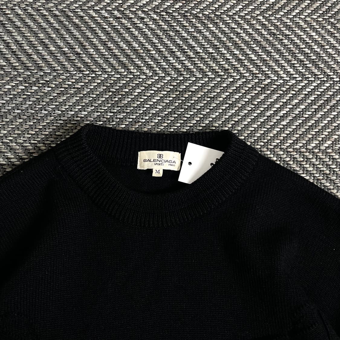 90s 발렌시아가 아카이브 빅로고 미니멀 니트y 2872 상품이미지5