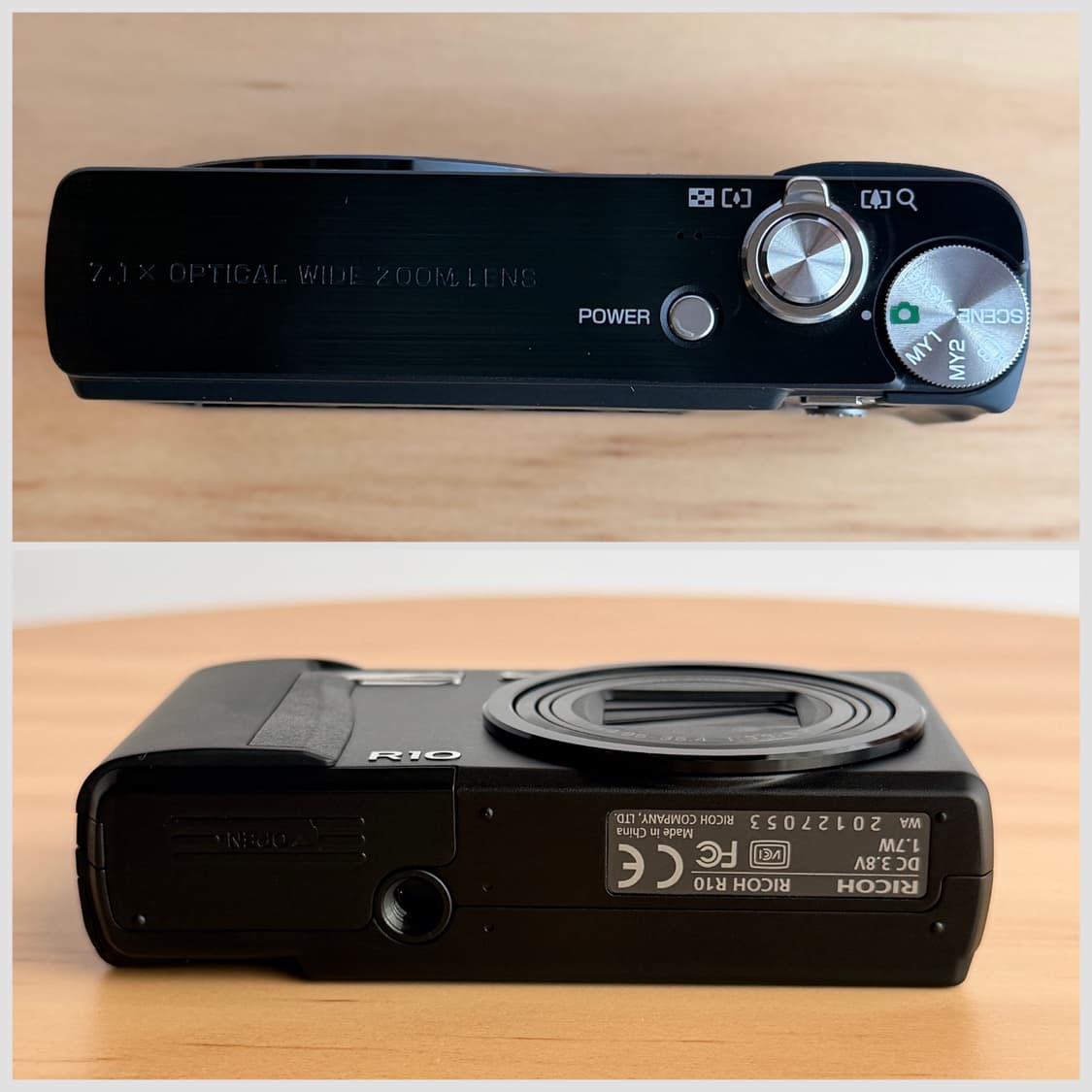 ✨미품✨ RICOH 리코 r10 블랙 상품이미지6