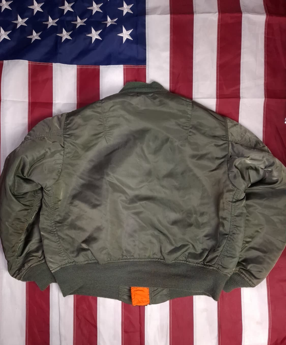 오리지날 미국제조 알파사 미공군 민수용 MA-1 항공자켓 상품이미지9