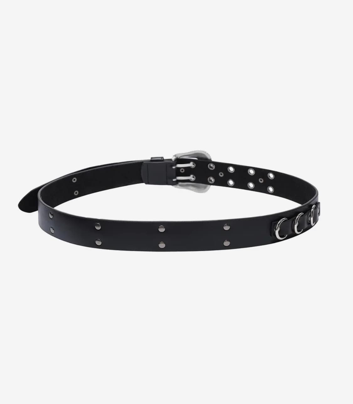 (새상품) 오퍼스0012 아일릿 스터드 레더벨트 상품이미지2