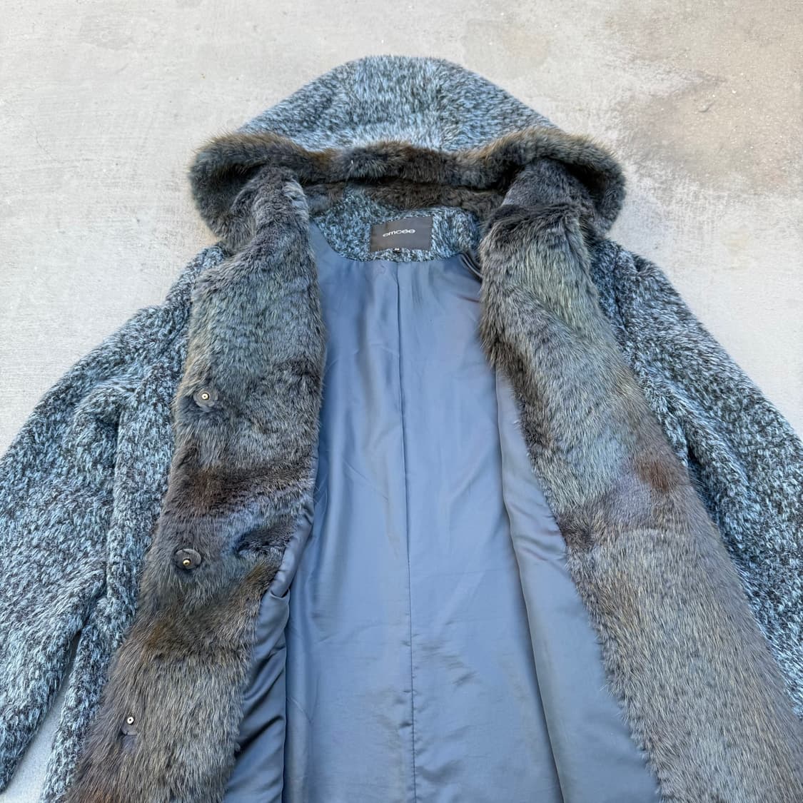 EMCEE 알파카 퍼 자켓 상품이미지4