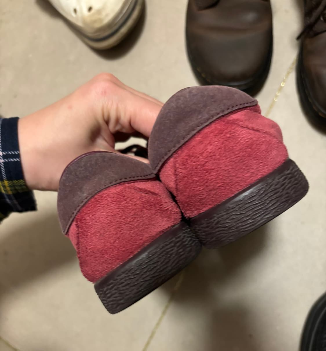 아디다스 토바코 그루엔 컬리지에이트 버건디 상품이미지4