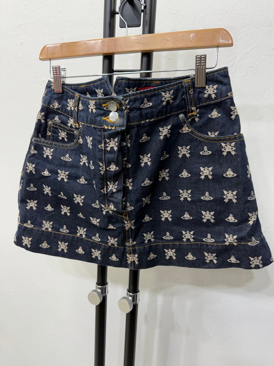 정품) 비비안웨스트우드 데님 미니스커트 2(28) 상품이미지3