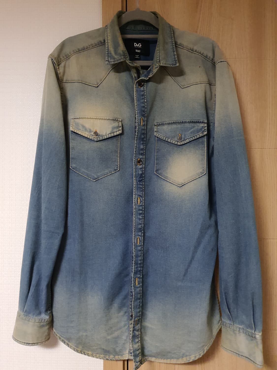 D&G BRAD washing Denimshirts 돌체앤가바나 데님셔츠 상품이미지1