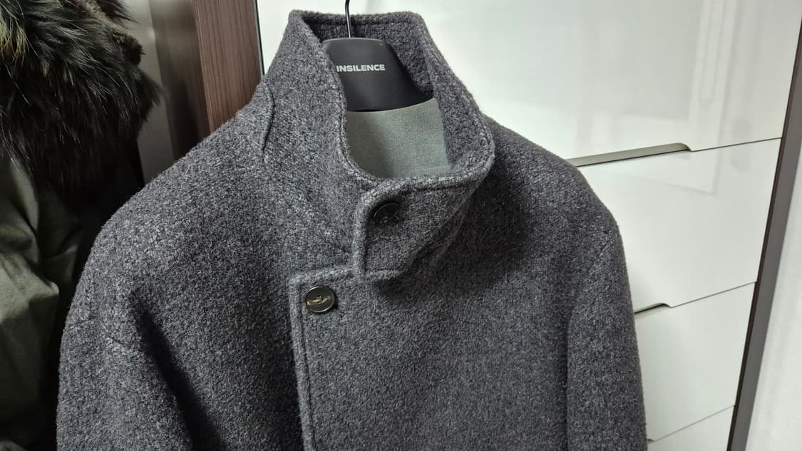 인사일런스 오버사이즈 하이넥 코트 M (새제품) 상품이미지3