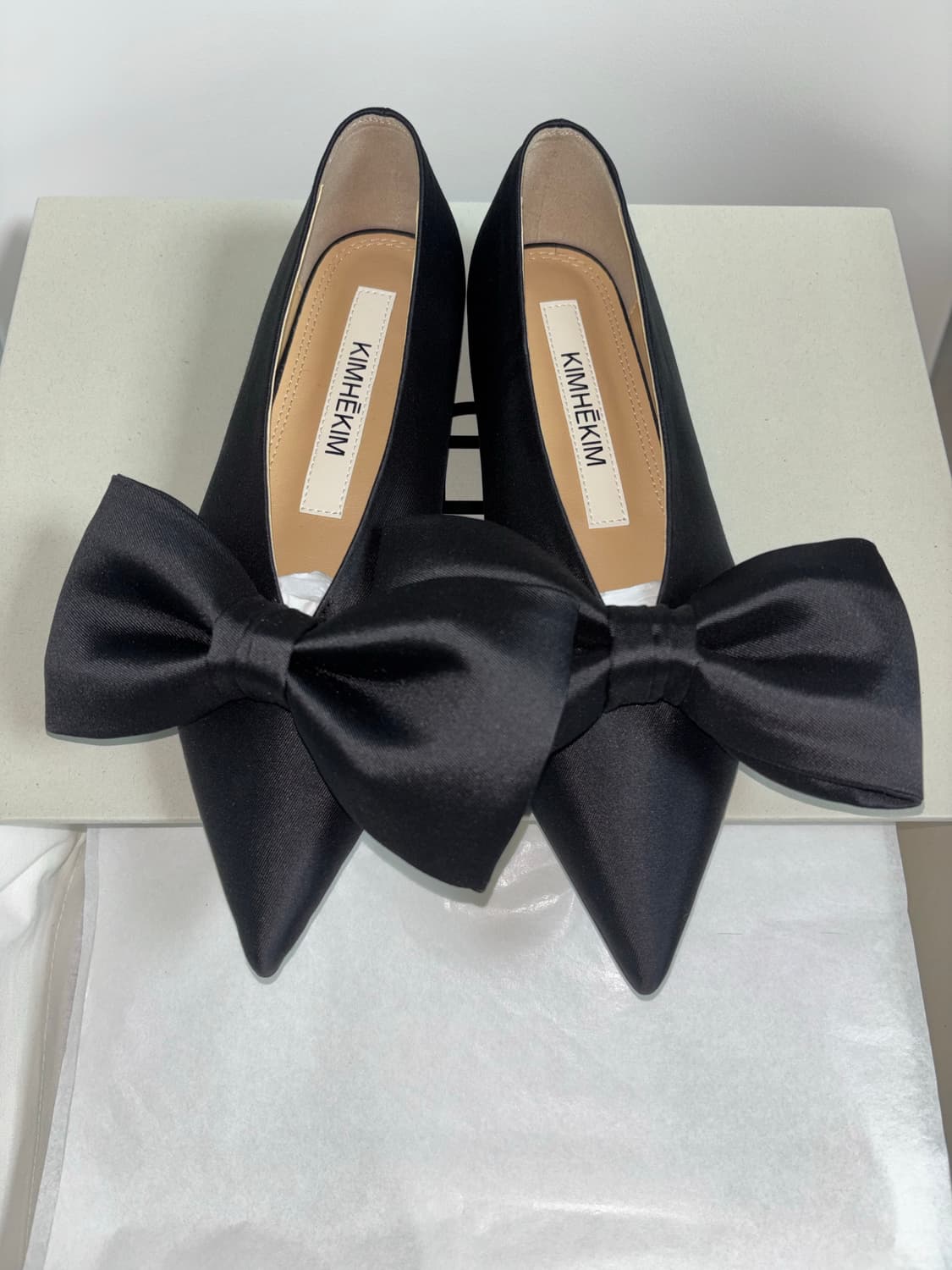 [새상품]김해김 먼로 발레리나 플랫 슈즈 (블랙) 37  상품이미지1