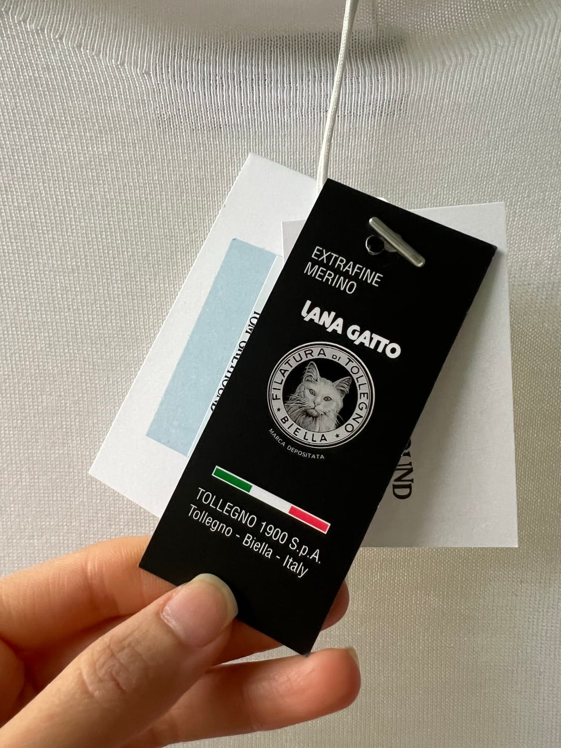 (새상품) 톰그레이하운드 울100 빈목 니트 상품이미지6