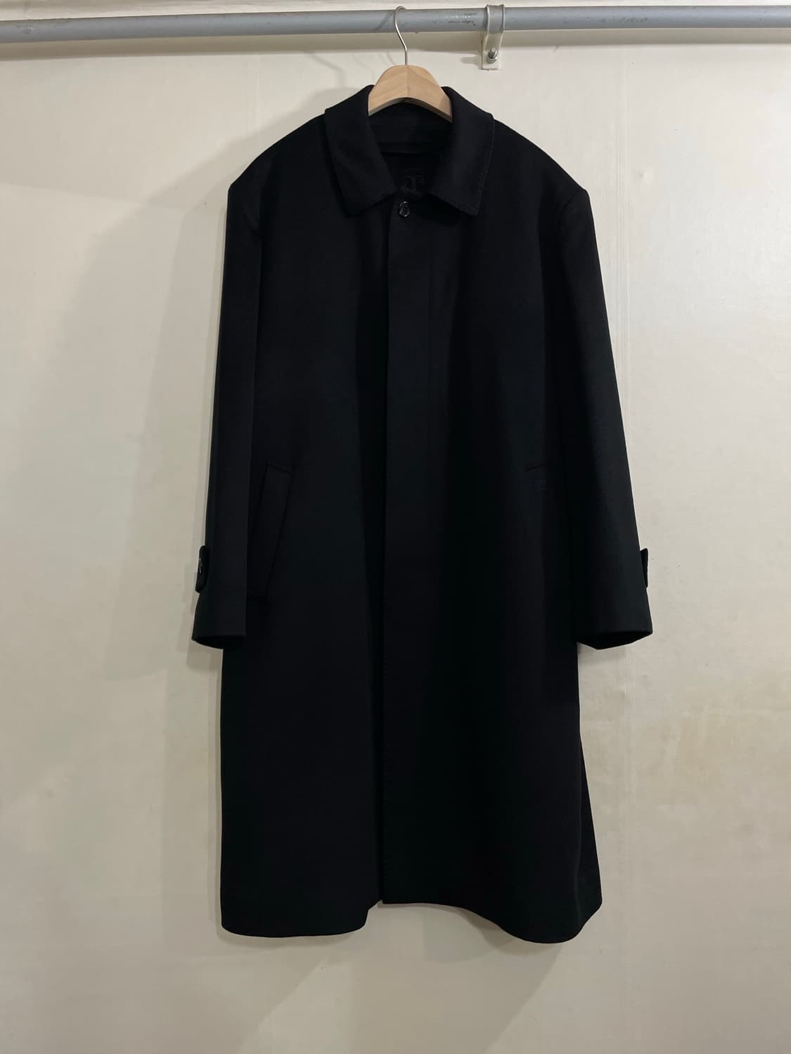 지방시 블랙 캐시미어 롱코트 상품이미지1