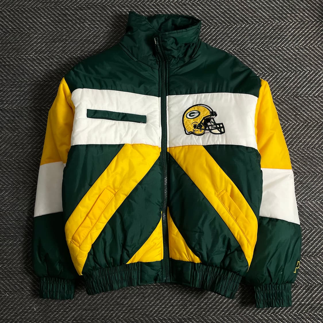 00s 프로플레이어 NFL 그린베이 패커스 바시티 패딩o 3243 상품이미지1