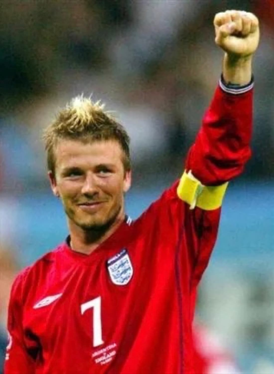 [S] 엄브로 잉글랜드 국대 02-04 어웨이 베컴 마킹 유니폼 상품이미지1