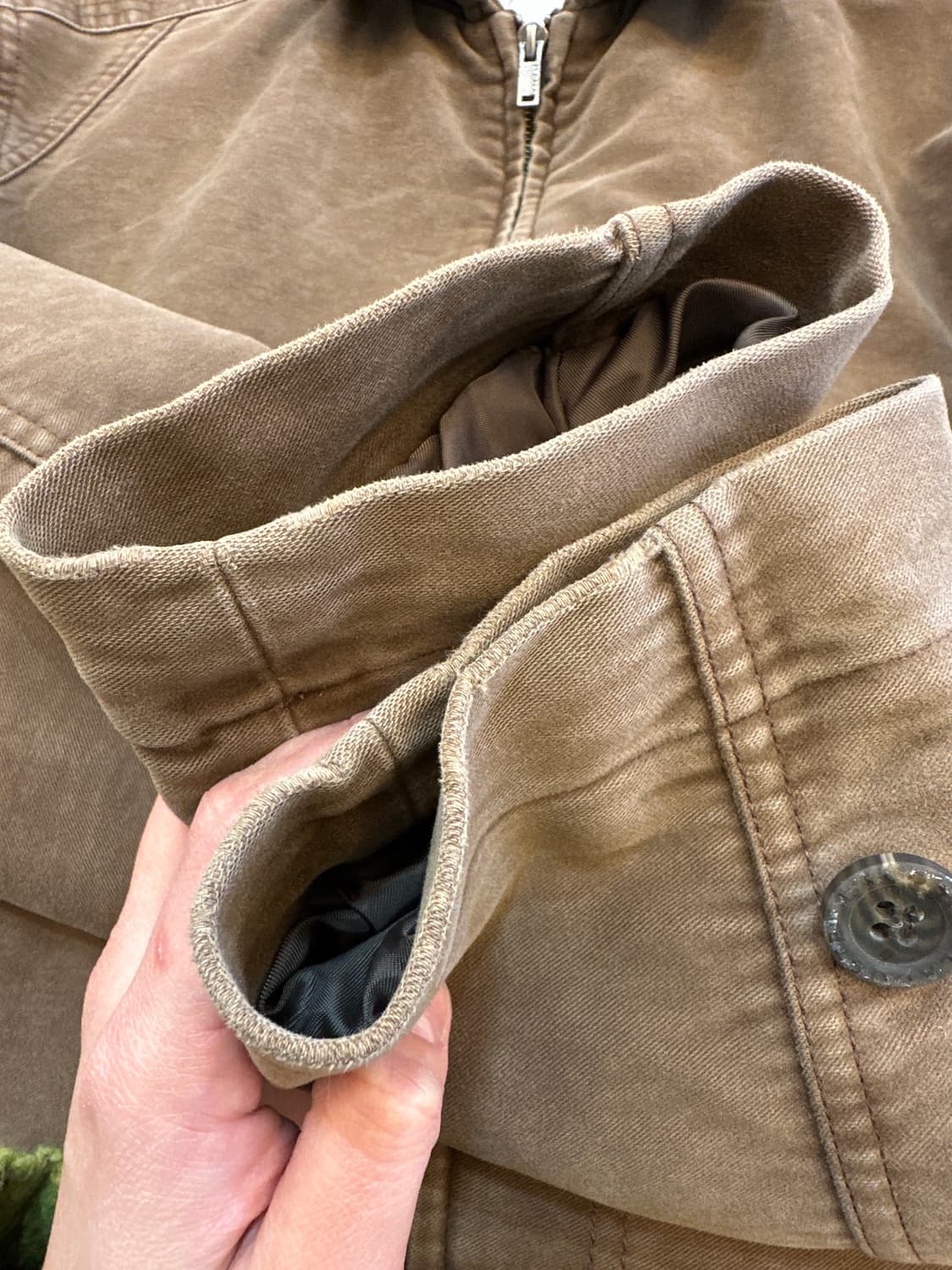 100) 라코스테 브라운 빈티지 누빔 자켓 상품이미지9