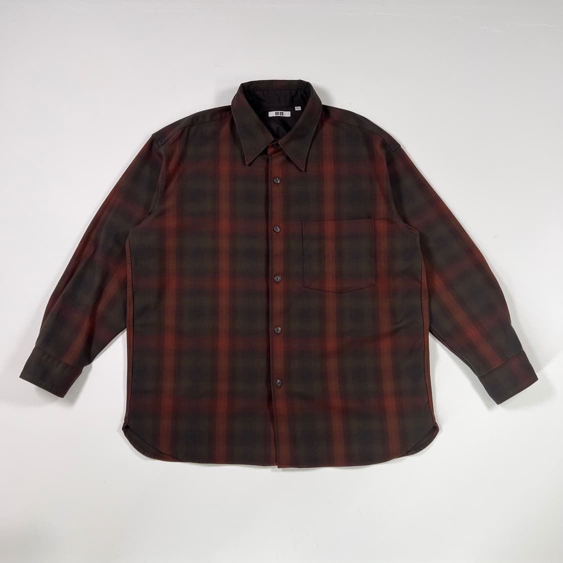 유니클로 U 체크 셔츠 상품이미지1