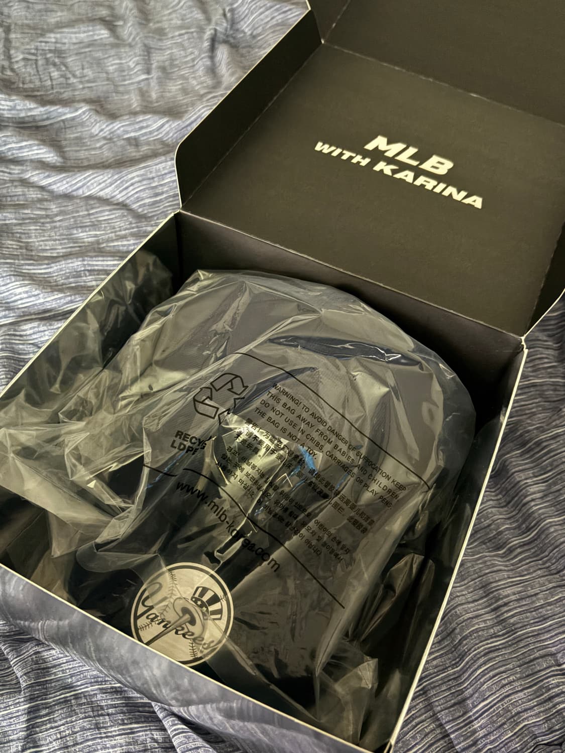 [57] MLB 카리나 스트럭처 볼캡 네이비 상품이미지2