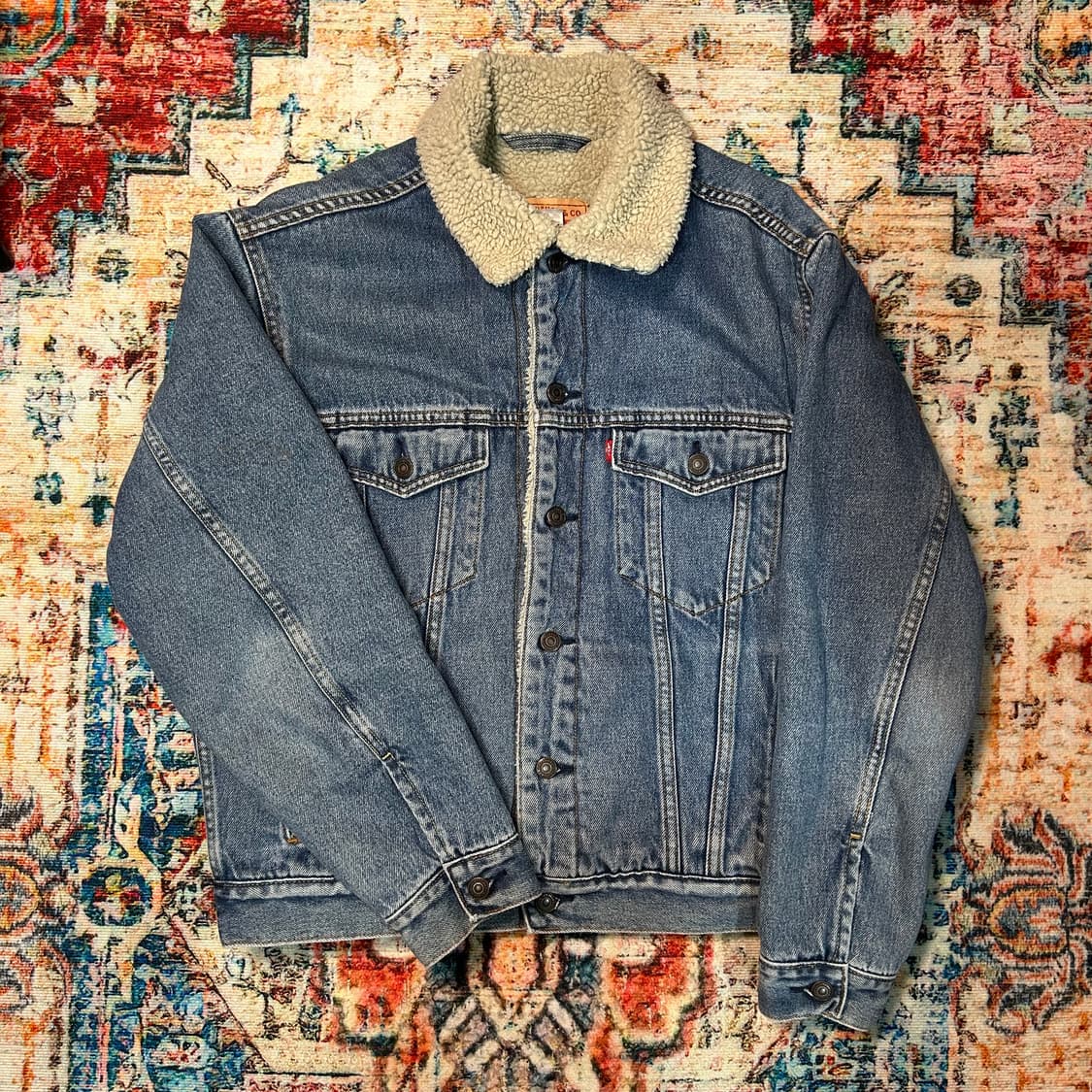 [L] 리바이스 쉐르파 데님자켓 상품이미지1