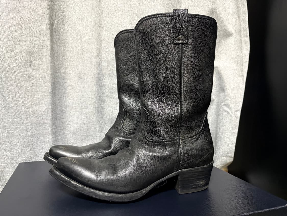 프라다 fw25 카우보이 레더 부츠 (풀구성품) 10 상품이미지3