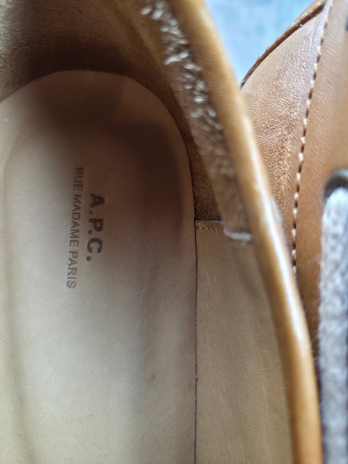 A. P. C. 아페쎄 웨지힐 로퍼 상품이미지4