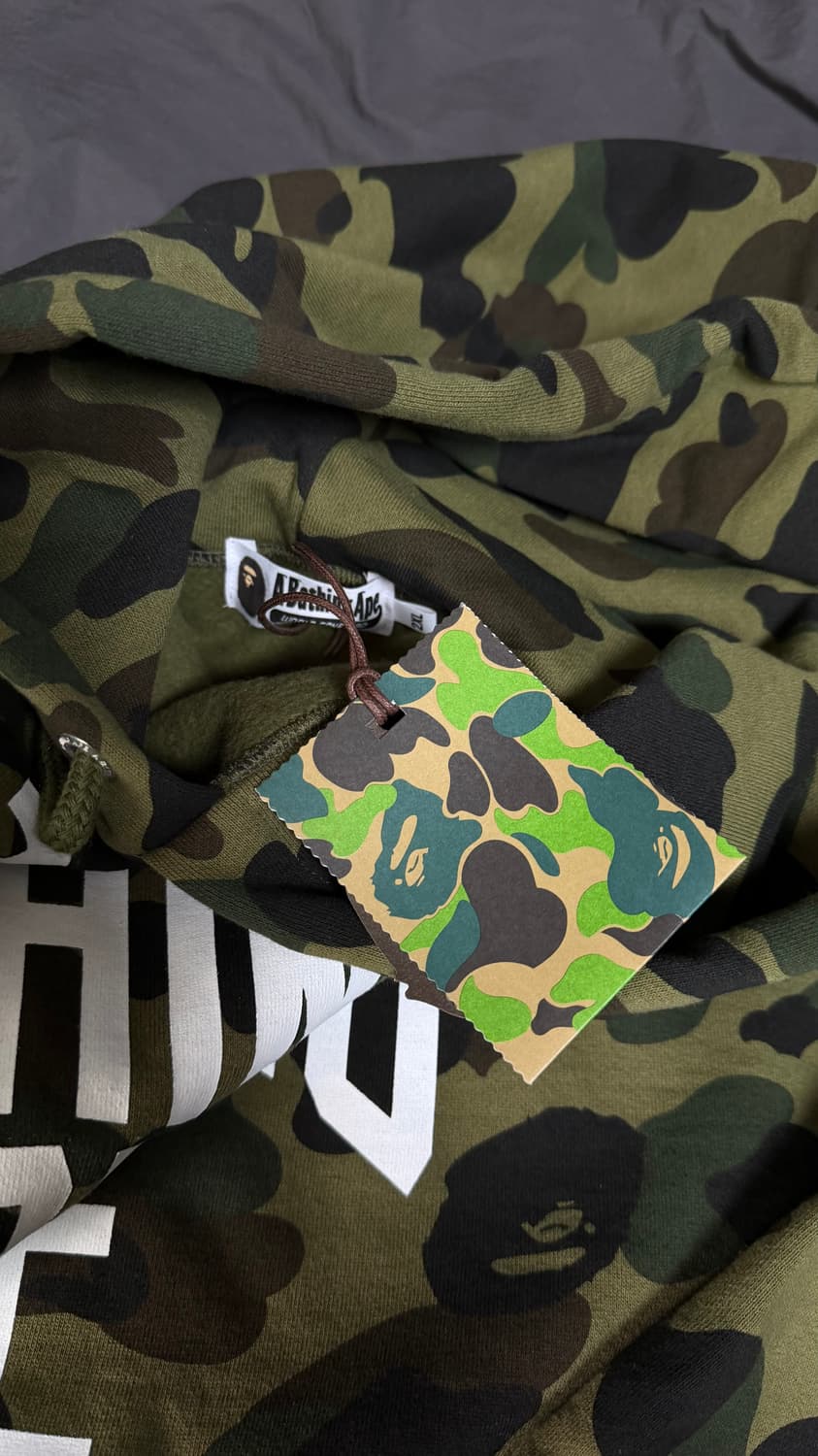 베이프 퍼스트 카모 풀오버 후디 2xl 상품이미지4