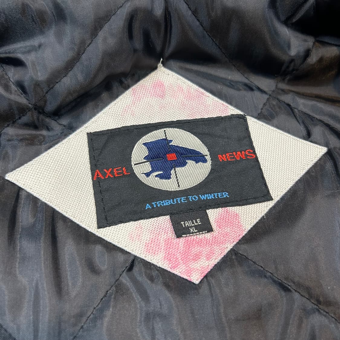 XL) AXEL NEWS 드래곤 자수 퀼팅 블루종 자켓 상품이미지9